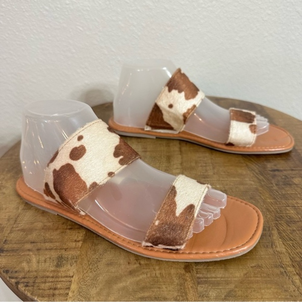 Cow sandals